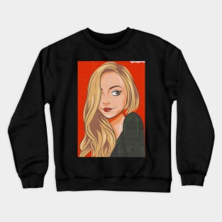 Amanda Seyfried Cartoon Style Crewneck Sweatshirt